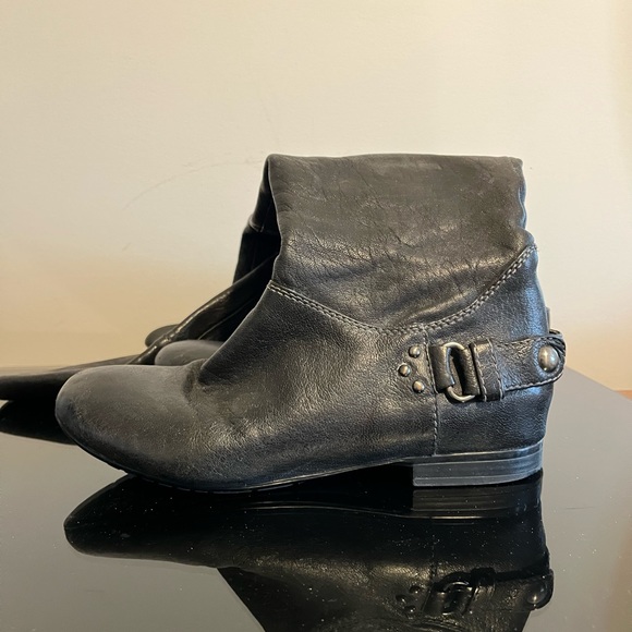 Over-The-Knee GEOX black leather boots, size 9 - Picture 7 of 7